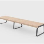 Banc long en bois LANGON