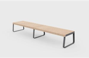 Banc long en bois LANGON