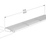 Banc acier mural ASSAS plan