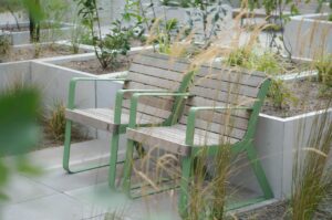 Fauteuil bois avec accoudoirs TALENCE