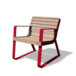 Fauteuil bois avec accoudoirs TALENCE