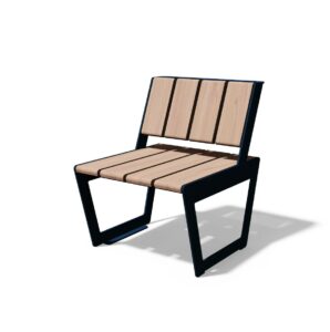 Fauteuil bois lames larges BONNEVILLE