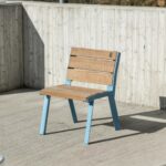 Fauteuil bois lames larges LIRAC.