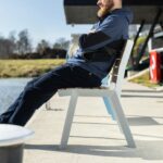 Fauteuil bois petites lames LUSSAN..