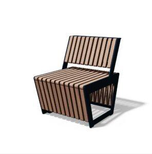 Fauteuil bois sur la totalité YVOIRE