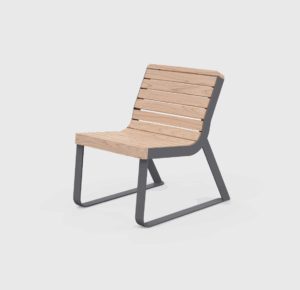 Fauteuil en bois simple BÈGLES.