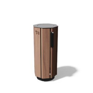 Corbeille déchet canin en bois 20L YENNE