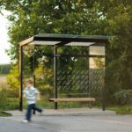 Abribus avec mobilier X1