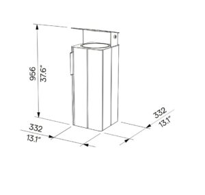 Corbeille bois et acier 38L avec couvercle anti-pluies MARSEILLAN plan