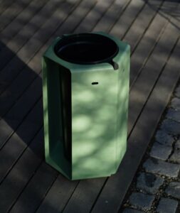 Corbeille de propreté simple 30L ou 50L MINERVE (2)