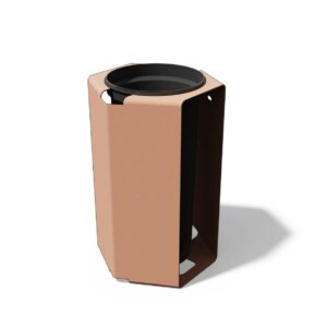 Corbeille de propreté simple 30L ou 50L MINERVE