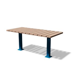 Table de pique-nique en bois lames verticale L1600mm LA BAULE (3) spiter