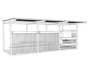 Cuisine de plein air Pergola ROUSSILLON (3)