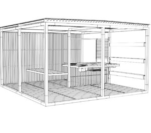 Espace de partage dînatoire Pergola SAIGNON (3)