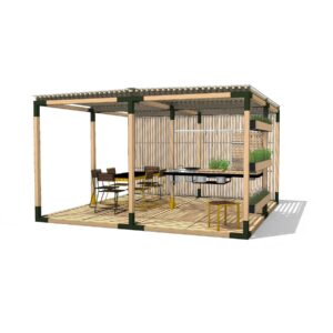 Espace de partage dînatoire Pergola SAIGNON