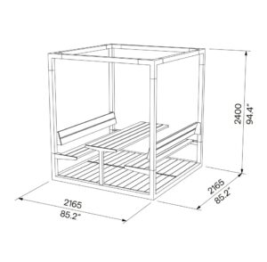 Espace repas en bois SUZETTE(2)