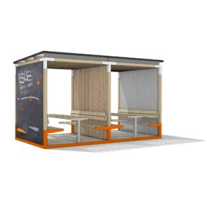 Grand espace familial avec Abri en bois APT