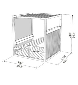 Pergola conviviale VISAN (2)