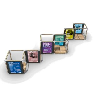 Pergola d'exposition VACQUEYRAS (4)