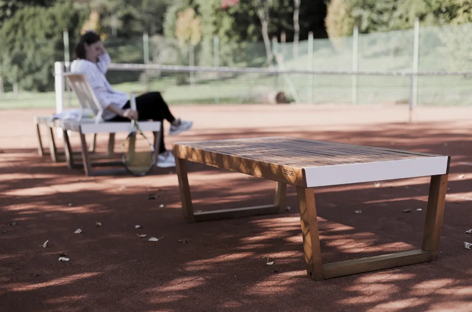 Banquette bois durable L1870mm CARBUCCIA