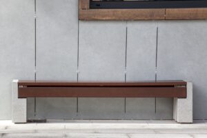 Banc robuste béton bois ROSAY
