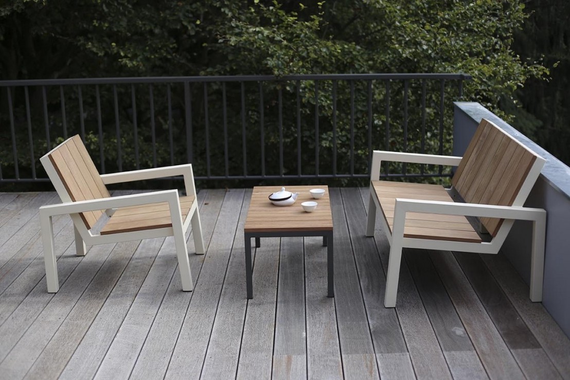 Table basse bois outdoor TAVERA