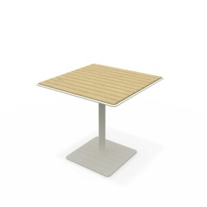 Table carrée bois acier 780mm FIGARI