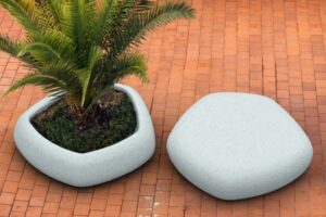Assise Jardinière béton circulaire FIRFOL