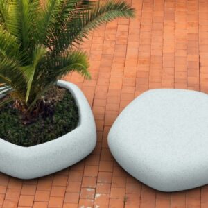 Assise Jardinière béton circulaire FIRFOL