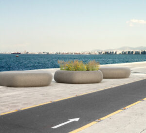 Assise Jardinière béton circulaire FIRFOL