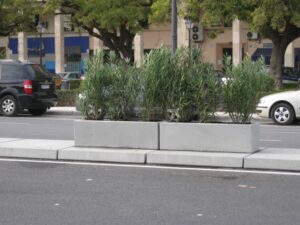 Bac à plantes béton triple dimensions FÉCAMP