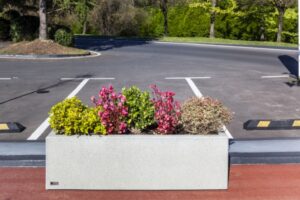 Bac à plantes béton triple dimensions FÉCAMP