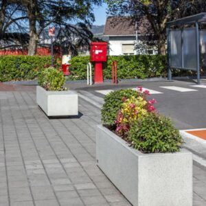 Bac à plantes béton  triple dimensions FÉCAMP