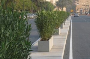 Bac à plantes béton triple dimensions FÉCAMP