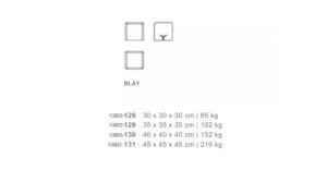 Balise béton cube multi-format BLAY