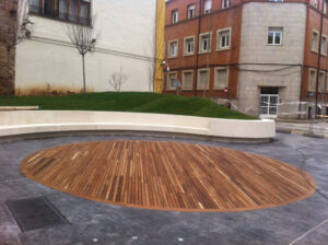 Banc béton modulaire droit et courbe BOISSAY