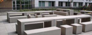 Banquette béton larges THIL