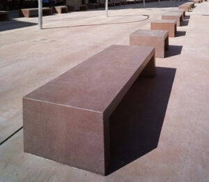 Banquette béton larges THIL