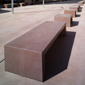 Banquette béton larges THIL