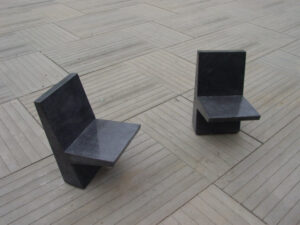 Chaise simple béton SAUSSAY