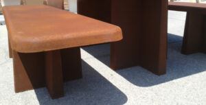 Ensemble pique-nique banc et table béton BIHOREL