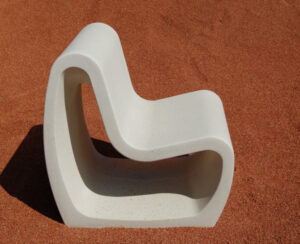 Fauteuil Tabouret Banquette Chaise Longue béton épurés TÔTES