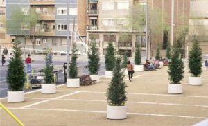 Jardinières béton circulaires CRISTOT