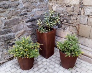 Jardinières béton différents formats ORBEC
