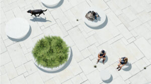 Jardinières béton grand format HOULGATE