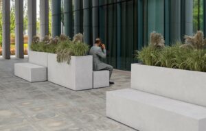 Jardinières béton multi configurations CUSSY
