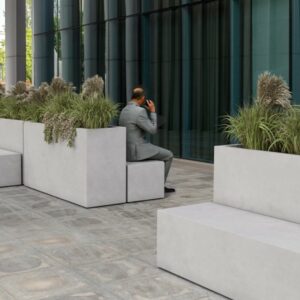 Jardinières béton multi-configurations CUSSY
