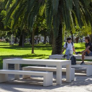 Tables picnic béton multi dimensions THIOUVILLE