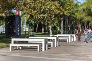 Tables picnic béton multi dimensions THIOUVILLE