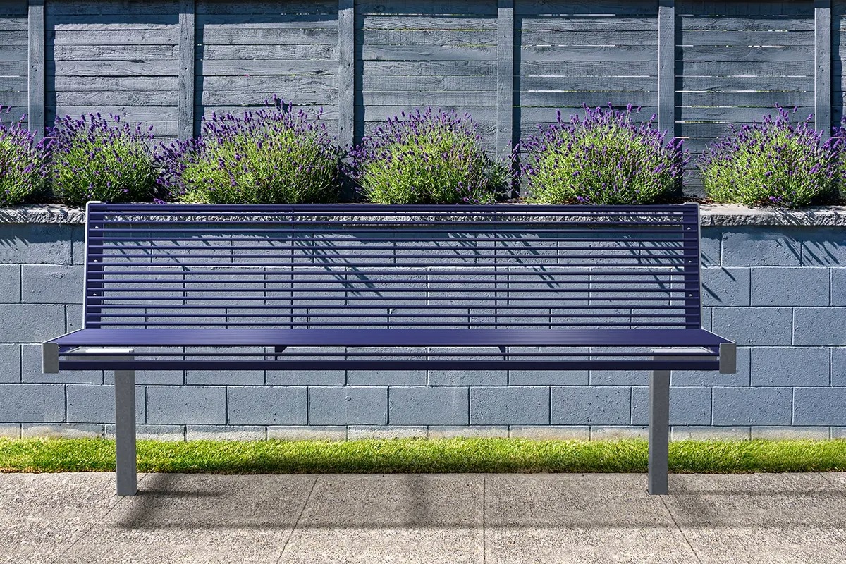 Banc acier épuré HULDA